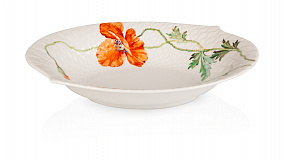 Сервиз столовый Meissen 6/28 Игра волн, рельеф, маки