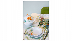 Сервиз столовый Meissen 6/28 Игра волн, рельеф, маки