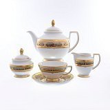 Чайный сервиз на 6 персон Arabesque Greenshadow Gold