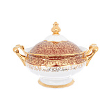 Столовый сервиз на 6 персон Queen's Crown Лист Красный