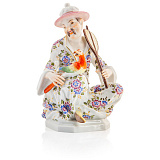 Фигурка Meissen 18см Пагода с попугаем (И.-И.Кэндлер)(лим.вып.12/50, 2015г)