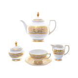 Чайный сервиз на 6 персон Diadem White Creme Gold
