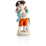 Фигурка Meissen 14см Мальчик с овечкой (М.В.Асье, 1779г.) (пара к 60403)