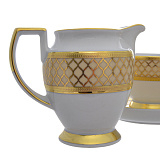 Чайный сервиз на 6 персон Valencia Creme Gold