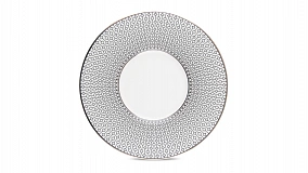 Набор чашек кофейных с блюдцами Decor de table Вола 100 мл, 4 шт, фарфор, платина, п/к