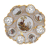 Сухарница Queen's Crown ARISTOKRAT Охота Бежевая 33 см