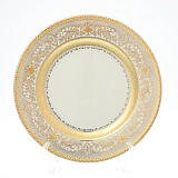 Блюдо круглое Falkenporzellan Cream Majestic Gold 30 см