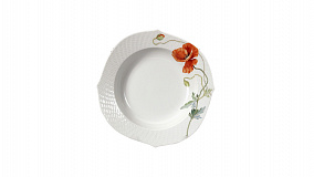 Сервиз столовый Meissen 6/28 Игра волн, рельеф, маки