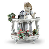 Фигурка Lladro Утренняя песня 18х24 см, фарфор