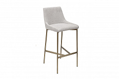 Стул барный белый/бронза GARDA DECOR