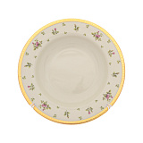 Набор глубоких тарелок Falkenporzellan Constanza cream - Primavera Gold 23см