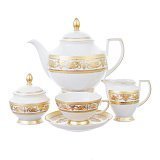 Чайный сервиз на 6 персон Imperial White Gold