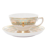 Чайный сервиз на 6 персон Donna Seladon gold